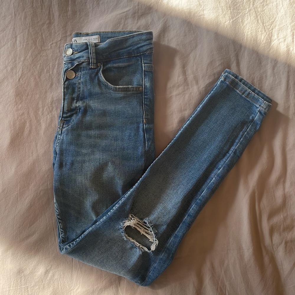ZARA Women’s Skinny Jeans Size 2 - Picture 6 of 6